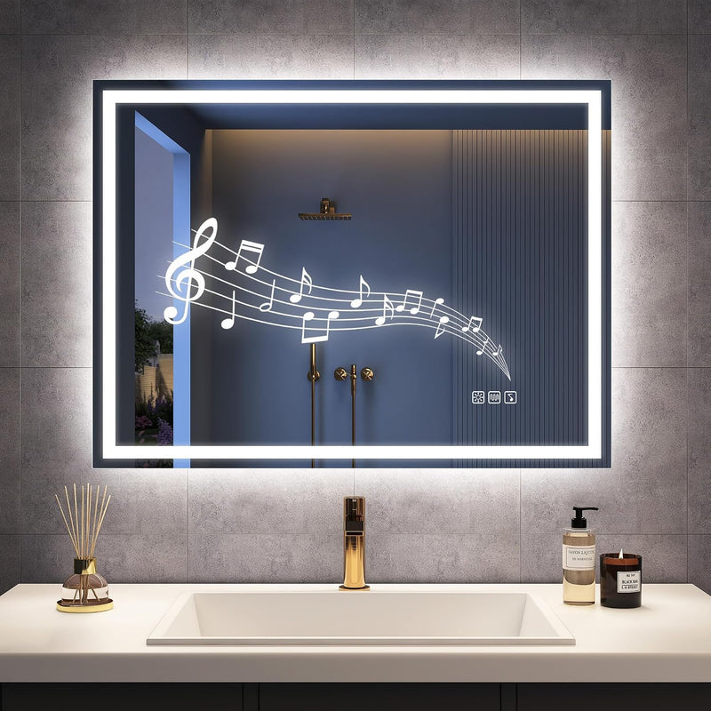 700x1000MM Bluetooth-Bathroom-Mirror-With-LED-Lights Edge