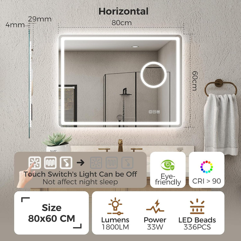 700x1000MM Bluetooth-Bathroom-Mirror-With-LED-Lights Edge