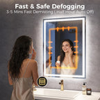 700x1000MM Bluetooth-Bathroom-Mirror-With-LED-Lights Edge