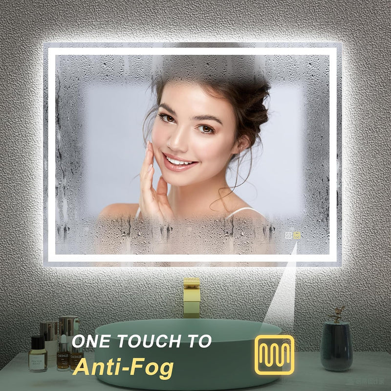 700x1000MM Bluetooth-Bathroom-Mirror-With-LED-Lights Edge