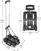 70lbs Folding Hand Truck Sack Barrow Steel Foldable