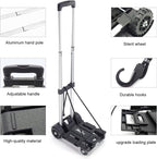70lbs Folding Hand Truck Sack Barrow Steel Foldable