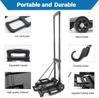 70lbs Folding Hand Truck Sack Barrow Steel Foldable