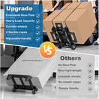 70lbs Folding Hand Truck Sack Barrow Steel Foldable