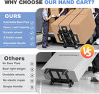 70lbs Folding Hand Truck Sack Barrow Steel Foldable