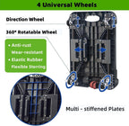 70lbs Folding Hand Truck Sack Barrow Steel Foldable