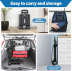 70lbs Folding Hand Truck Sack Barrow Steel Foldable