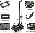 70lbs Folding Hand Truck Sack Barrow Steel Foldable