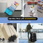 70lbs Folding Hand Truck Sack Barrow Steel Foldable