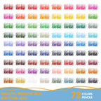 72 Colouring Pencils Set with Portable Zipper Bag.