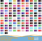 72 Colouring Pencils Set with Portable Zipper Bag.