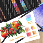 72 Colouring Pencils Set with Portable Zipper Bag.