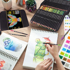 72 Colouring Pencils Set with Portable Zipper Bag.