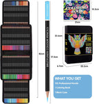 72 Colouring Pencils Set with Portable Zipper Bag.
