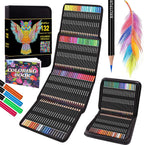 72 Colouring Pencils Set with Portable Zipper Bag.