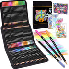 72 Colouring Pencils Set with Portable Zipper Bag.