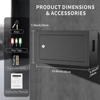 166 Position Key Cabinet Wall Mounted Steel Lock
