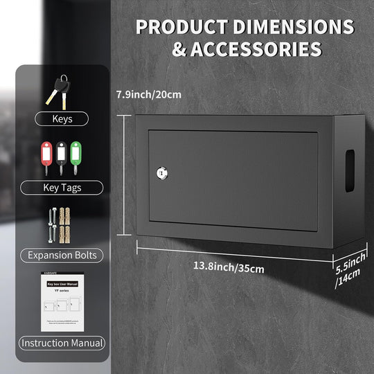 72 Position Key Cabinet Wall Mounted Steel Lock