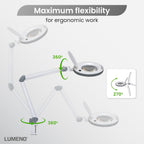 7213gr LED Magnifying Lamp 127MM Glass Lens