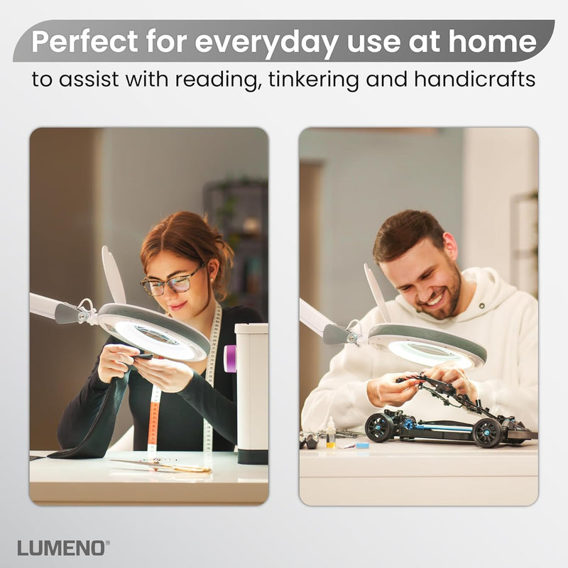 721x LED Magnifying Lamp 3 Dioptre Table Clamp