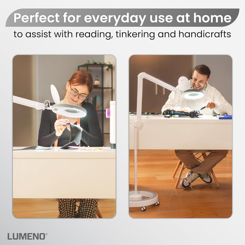 721x LED Magnifying Lamp 3 Dioptre Table Clamp