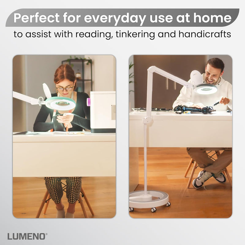 721x LED Magnifying Lamp 3 Dioptre Table Clamp