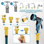 75FT Garden Hose Expandable with 10 Function Spray