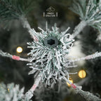 7FT Pre Lit Snowy Christmas Tree