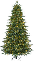 7FT Premium Pre Lit Christmas Tree Spruce Xmas