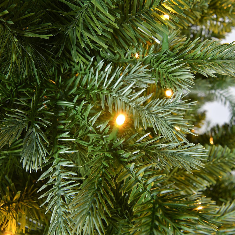 7FT Premium Pre Lit Christmas Tree Spruce Xmas