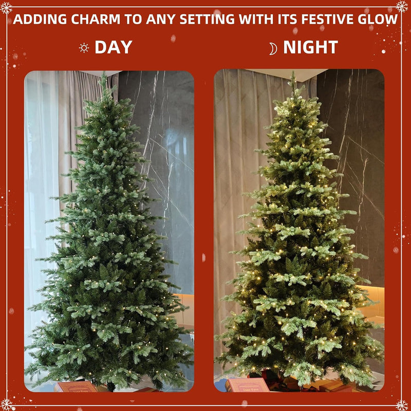 7FT Premium Pre Lit Christmas Tree Spruce Xmas