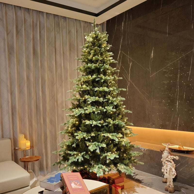 7FT Premium Pre Lit Christmas Tree Spruce Xmas