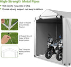 7x5.2FT Garden Storage Shed Waterproof Bike Motorcycle Tent