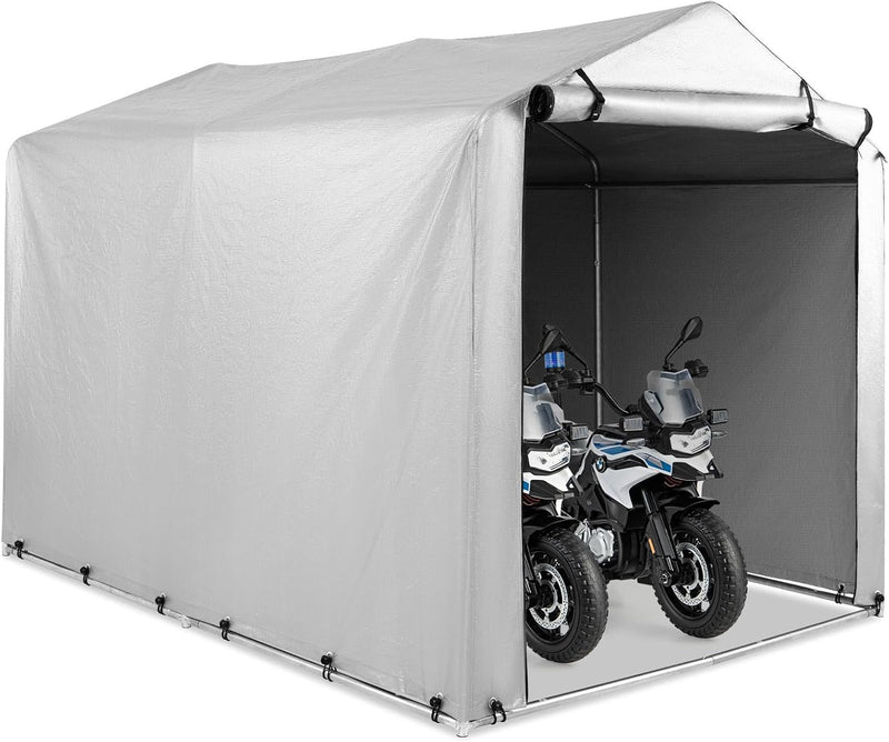 7x5.2FT Garden Storage Shed Waterproof Bike Motorcycle Tent