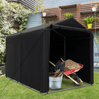 7x5.2FT Garden Storage Shed Waterproof Bike Motorcycle Tent