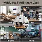 8 Colors Digital Wall Clock 16.2" Large
