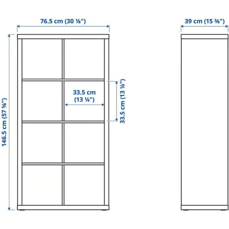 8 Cube Shelving Unit 77x147CM Standing