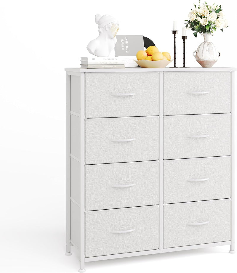 8 Drawer Dresser Tall Fabric Chest of Drawers