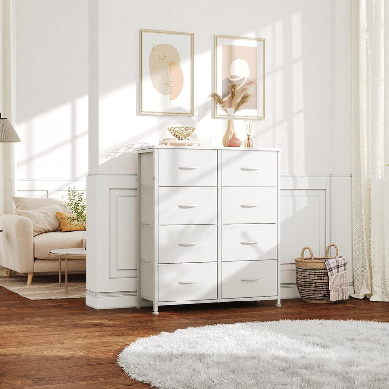 8 Drawers Chest of Fabric Storage Dresser Vertical