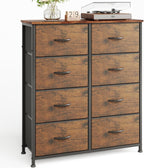 8 Drawers Chest of Fabric Storage Dresser Vertical