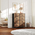 8 Drawers Chest of Fabric Storage Dresser Vertical