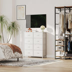 8 Drawers Chest of Fabric Storage Dresser Vertical