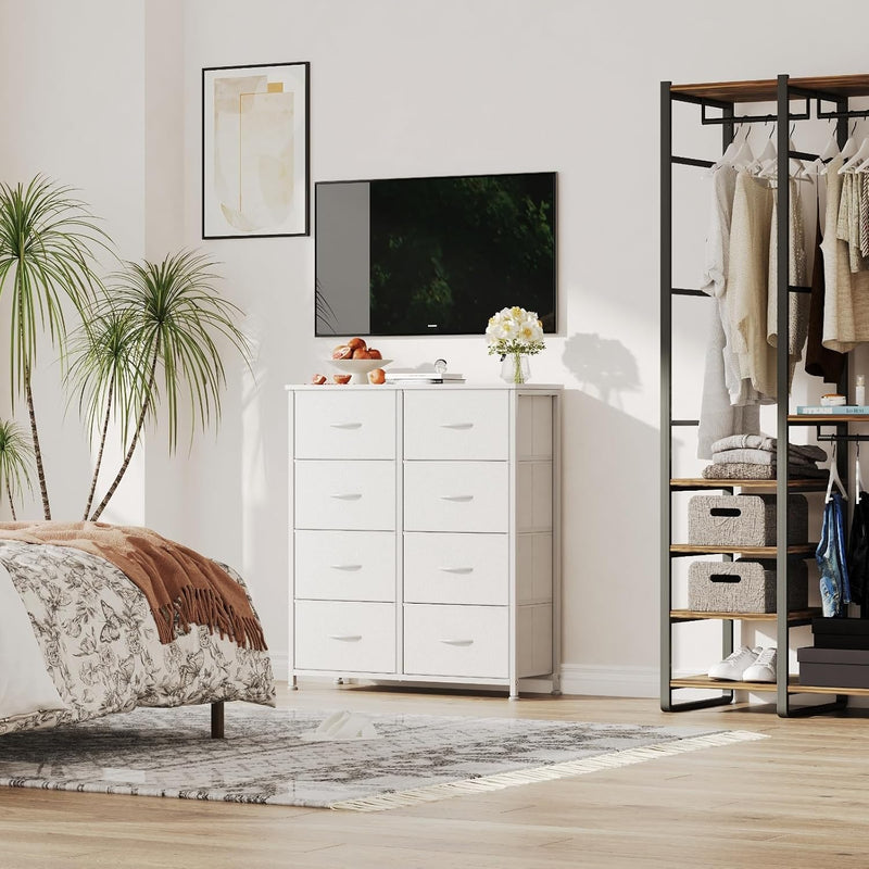 8 Drawers Chest of Fabric Storage Dresser Vertical