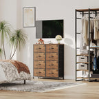 8 Drawers Chest of Fabric Storage Dresser Vertical