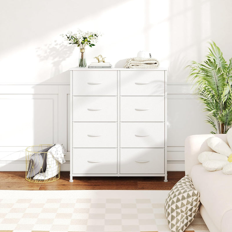 8 Drawers Chest of Fabric Storage Dresser Vertical