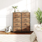 8 Drawers Chest of Fabric Storage Dresser Vertical