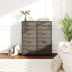 8 Drawers Chest of Fabric Storage Dresser Vertical
