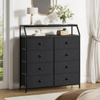 8 Drawers Chest of with Open Shelves