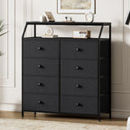 8 Drawers Chest of with Open Shelves
