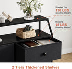 8 Drawers Chest of with Open Shelves